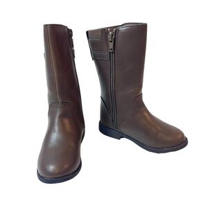 Stride Rite Gwendolyn Boots Brown Girls Size 7 Wide New